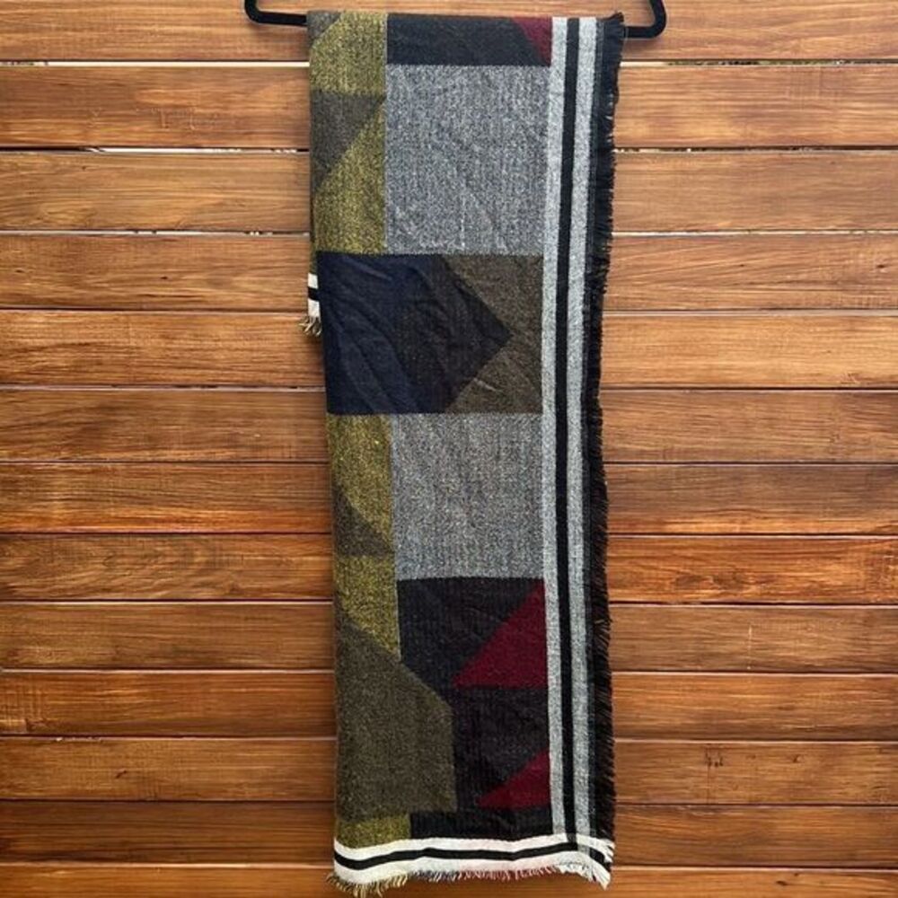 Thick Square Fringe Scarf​